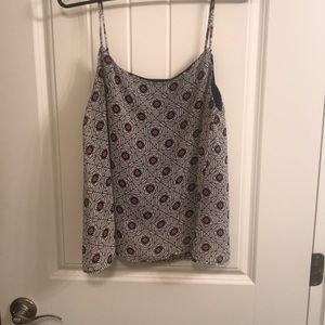 Pink and Black Strappy Back Tank